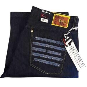 🆕️Pepe Jeans Indigo Rinse Jean Shorts. Men's Size: Waist 42x15 Inseam.